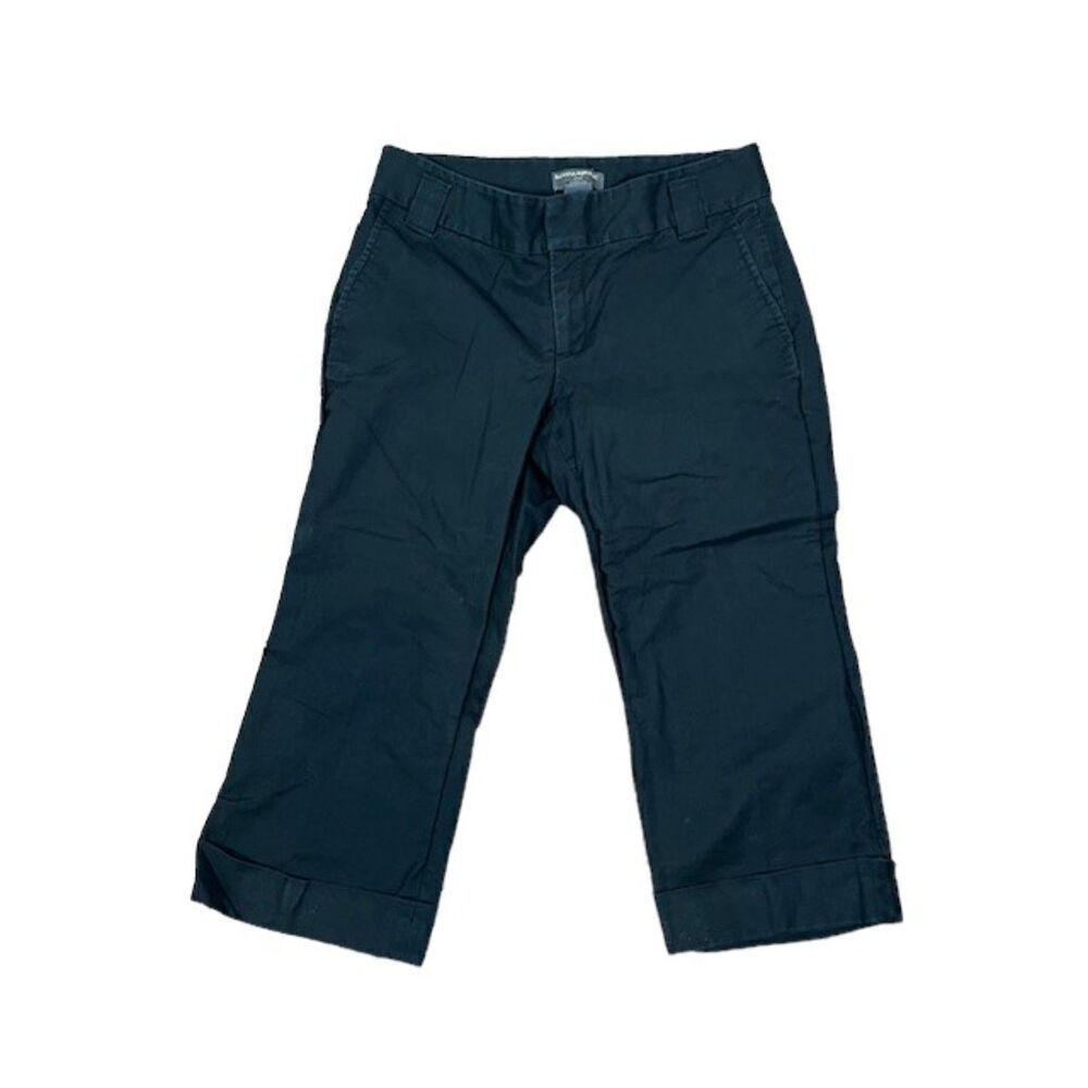 Banana Republic Stretch‎ Capri Women's Black  Casual Cropped Size 4
